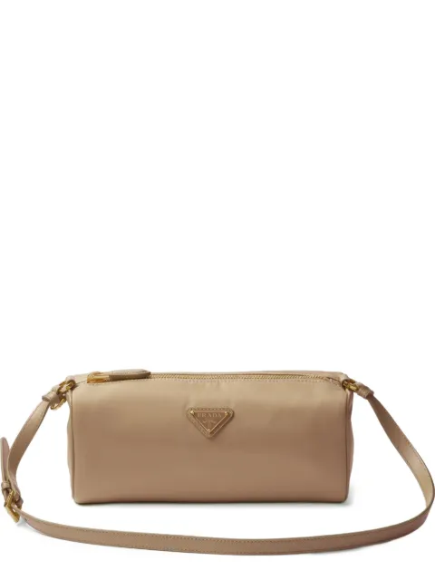 Prada logo-plaque shoulder bag