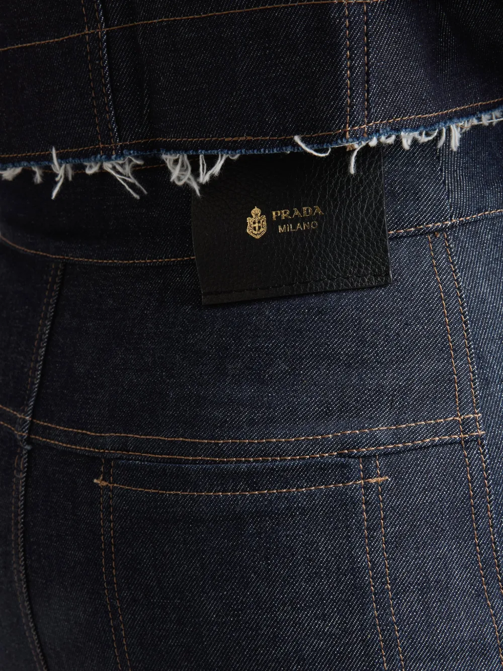 Prada Denim Pencil Mini Skirt from Prada