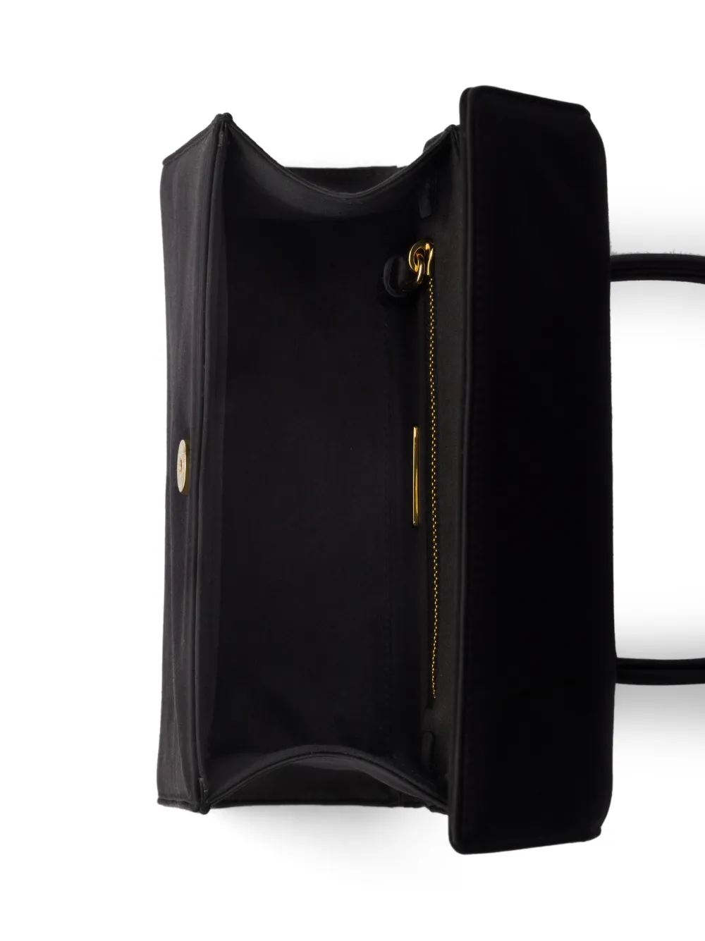  Prada Minuit Satin Mini Bag - Black 