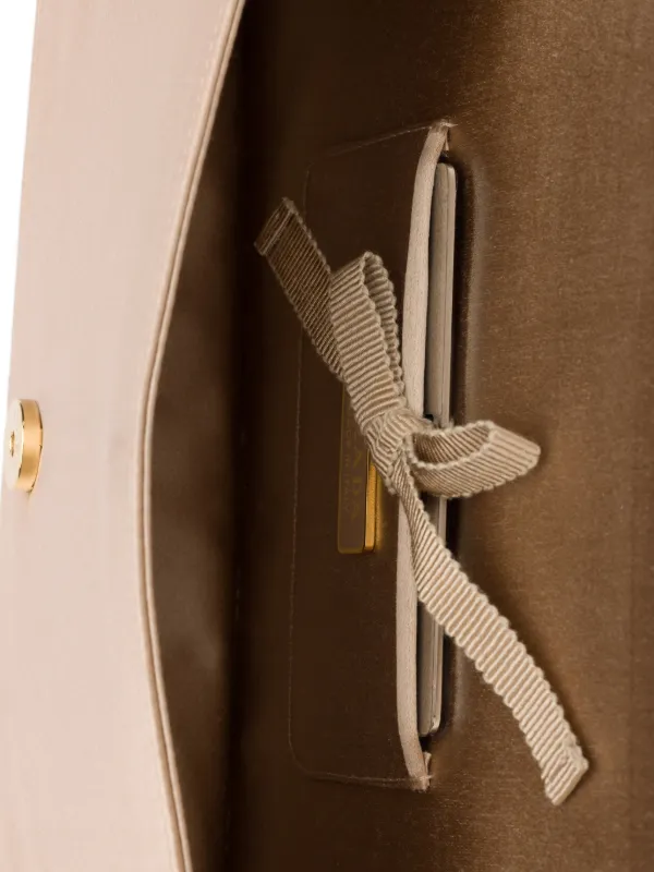 Prada Satin Mini Shoulder Bag | Neutrals | FARFETCH