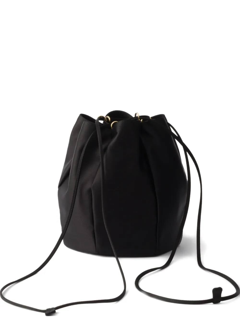 Prada mini satin bucket bag - Nero