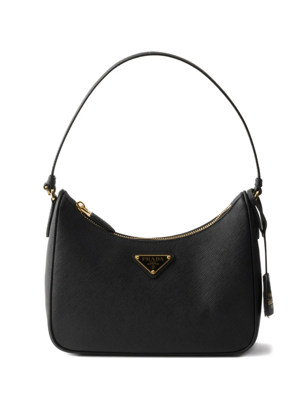 Prada Re-Edition leather shoulder bag - Nero