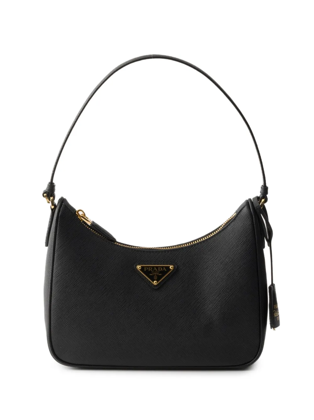 Prada Re-Edition leather shoulder bag - Nero