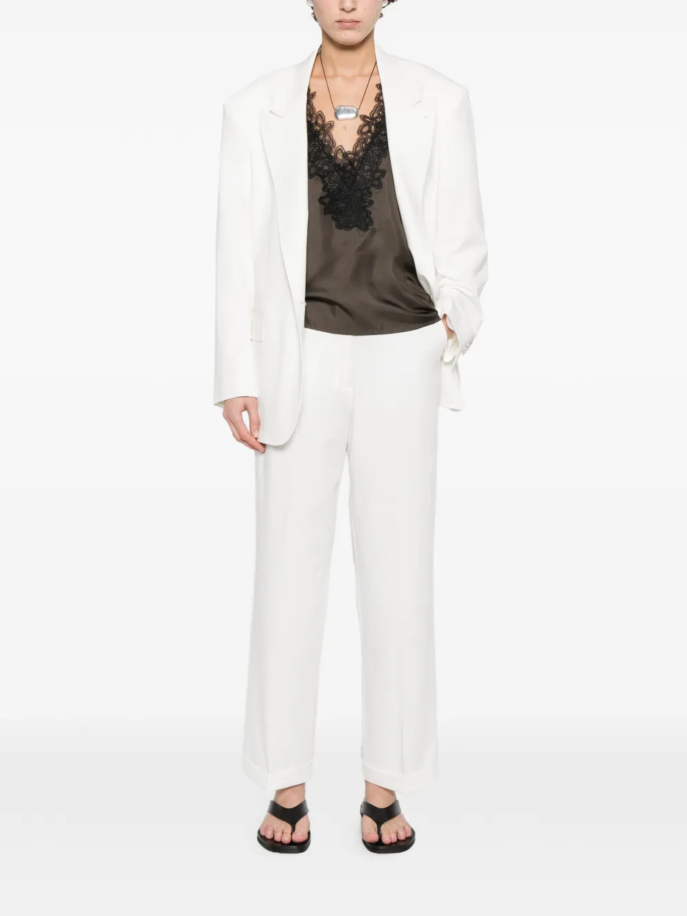  Eraldo Single-breasted Suit - White 