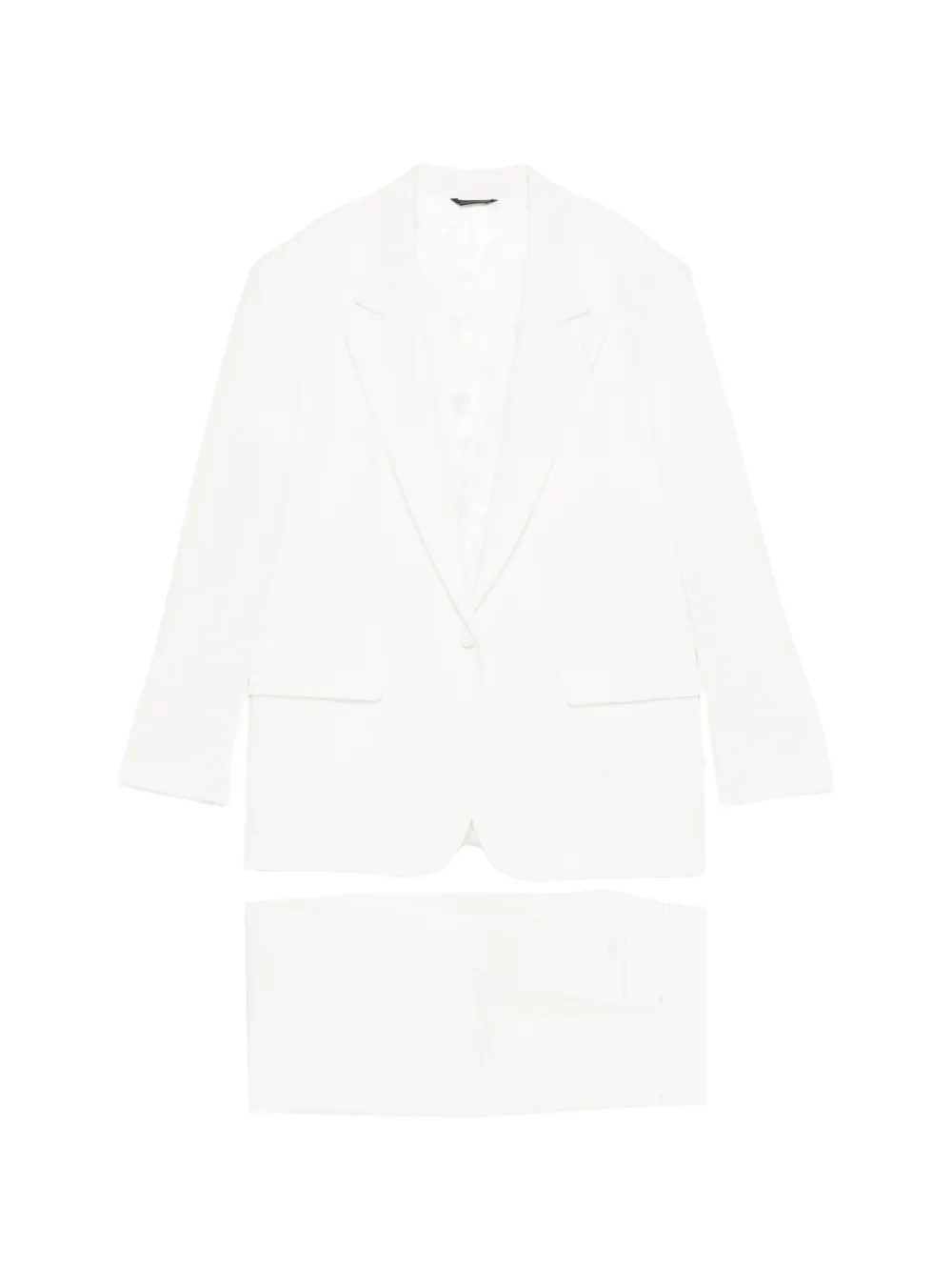 ERALDO single-breasted suit - Bianco