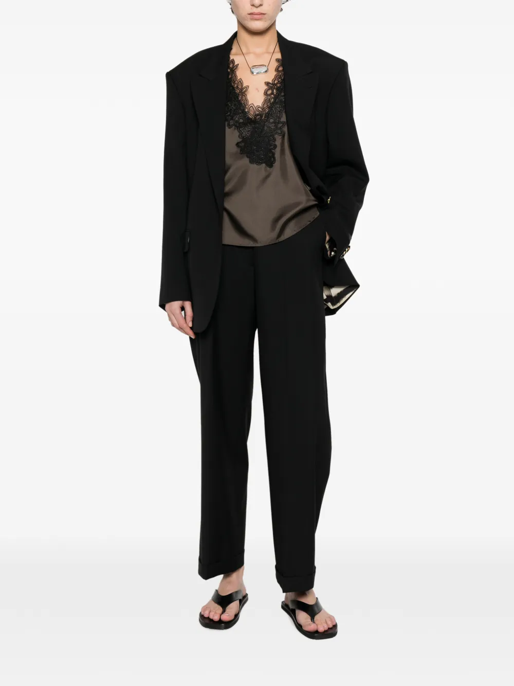  Eraldo Single-breasted Suit - Black 