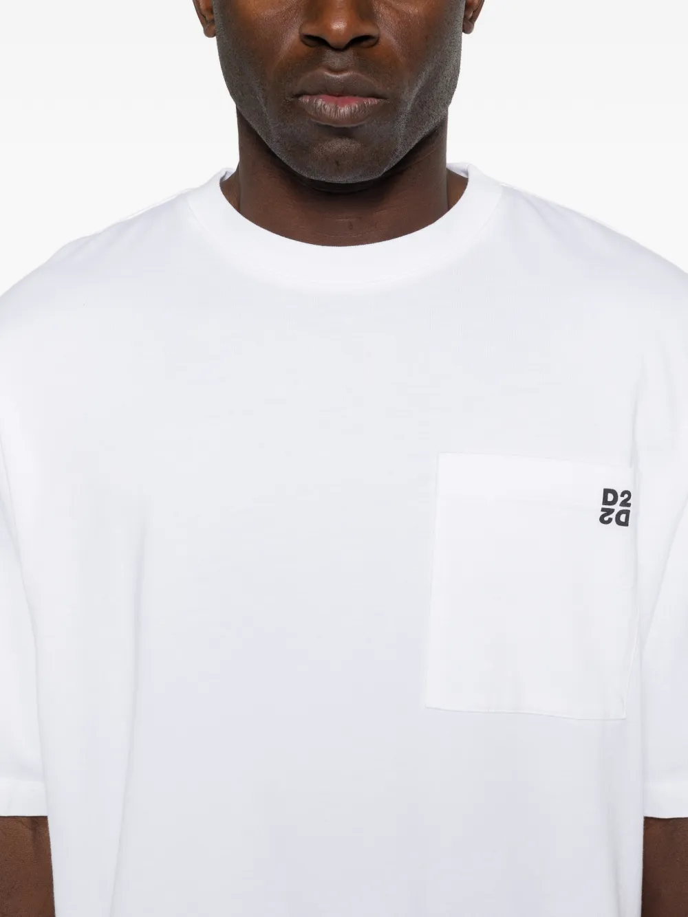DSQUARED2 Inside Out ruimvallende T-shirt set Zwart
