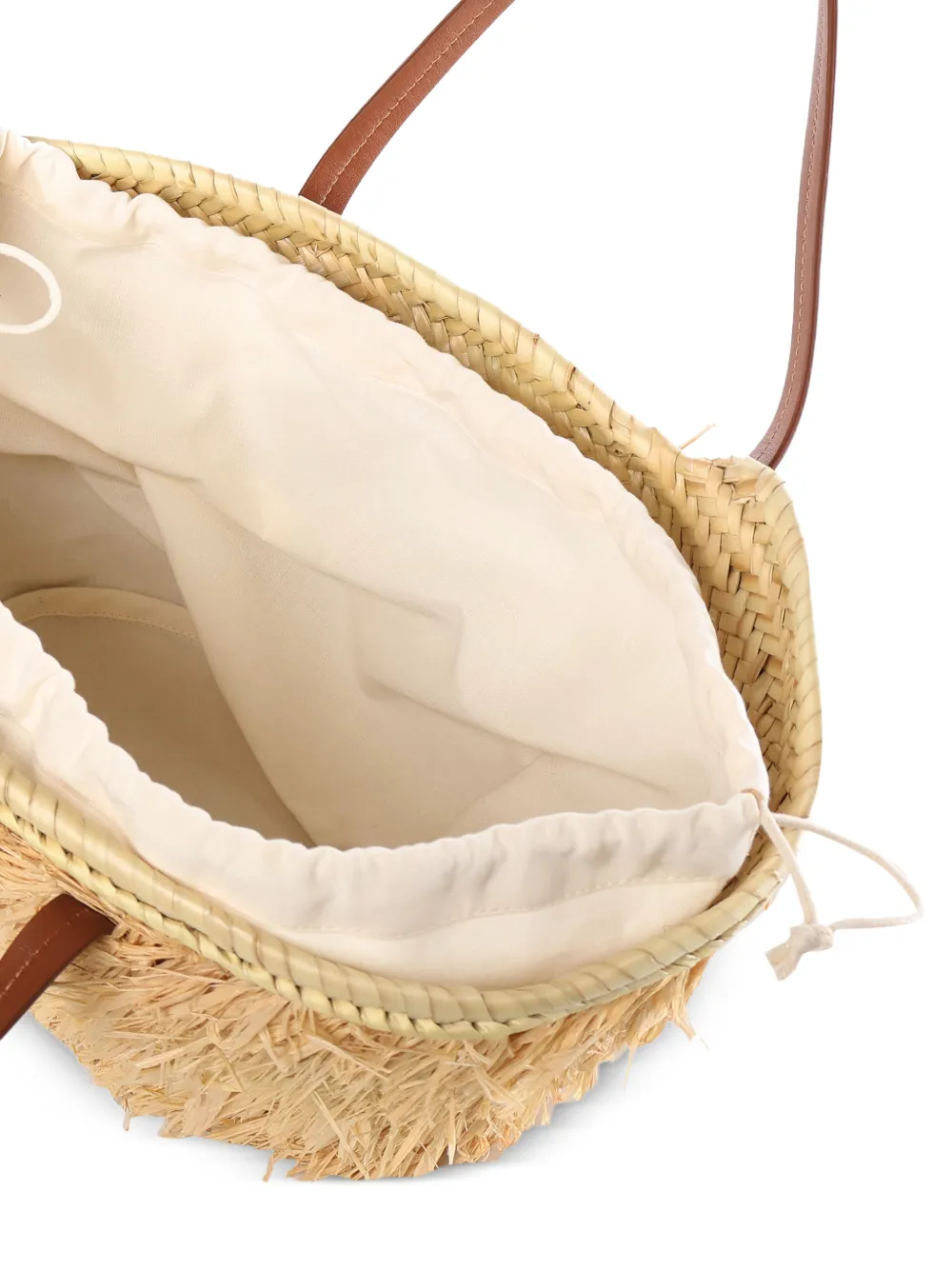 Nest Straw Trim Tote Bag
