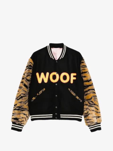 Kenzo tiger-print logo jacket