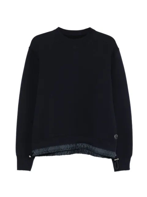 sacai drawstring sweatshirt