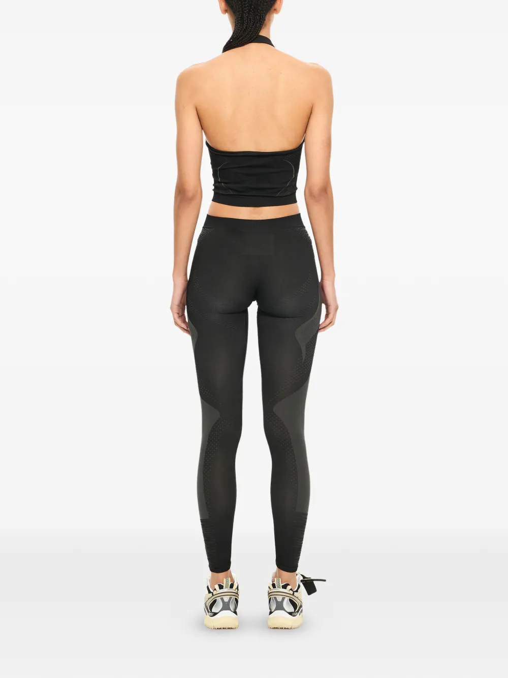Off-White Racing naadloze legging Zwart