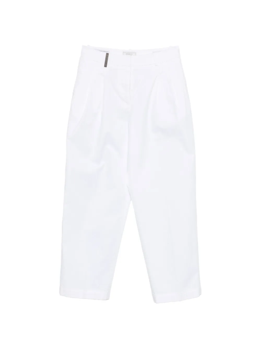 Peserico pleated-details trousers - Bianco