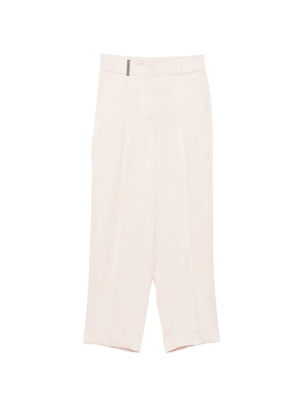 Peserico pleated flared trousers - Rosa
