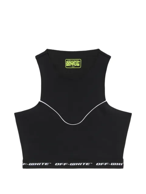 Off-White logoband crop top