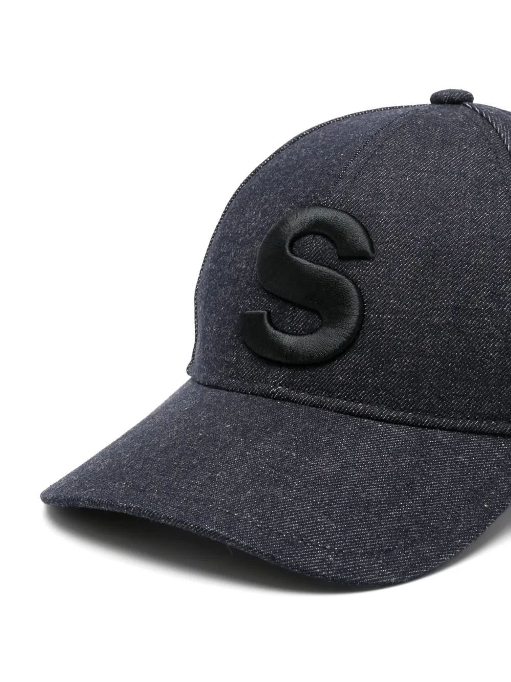  Sacai Embroidered Cap - Blue 