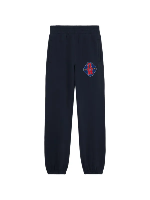 Off-White Royal Patch Cuff Track Pants in Blue