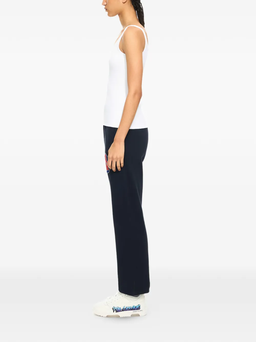  Off-white Royal Patch Cuff Track Pants - Blue 