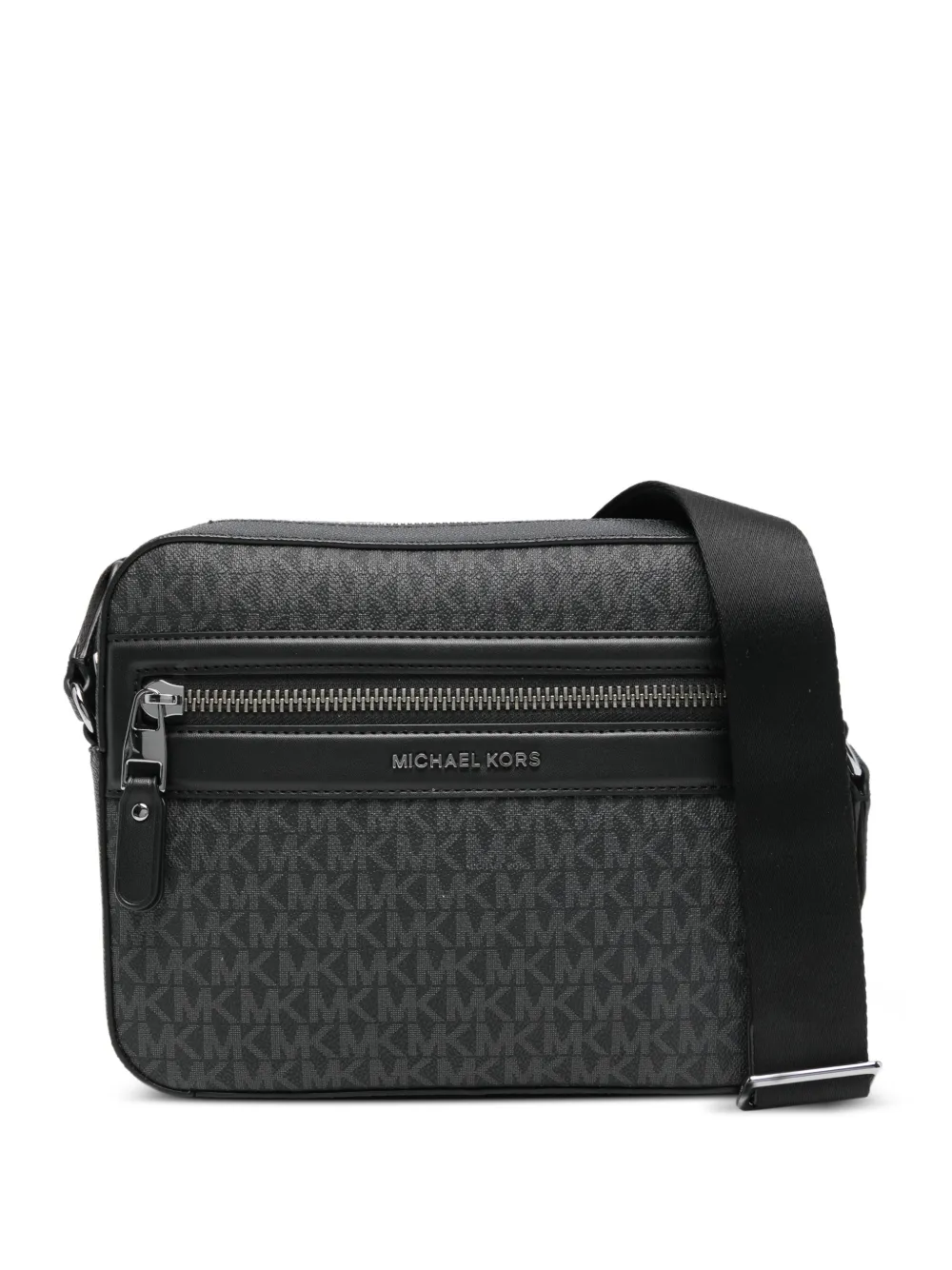 Michael Kors monogram-pattern shoulder bag - Nero