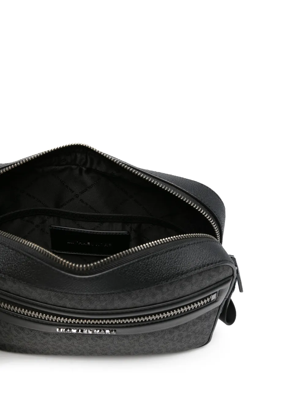 Michael Kors Schoudertas met monogram-print Zwart