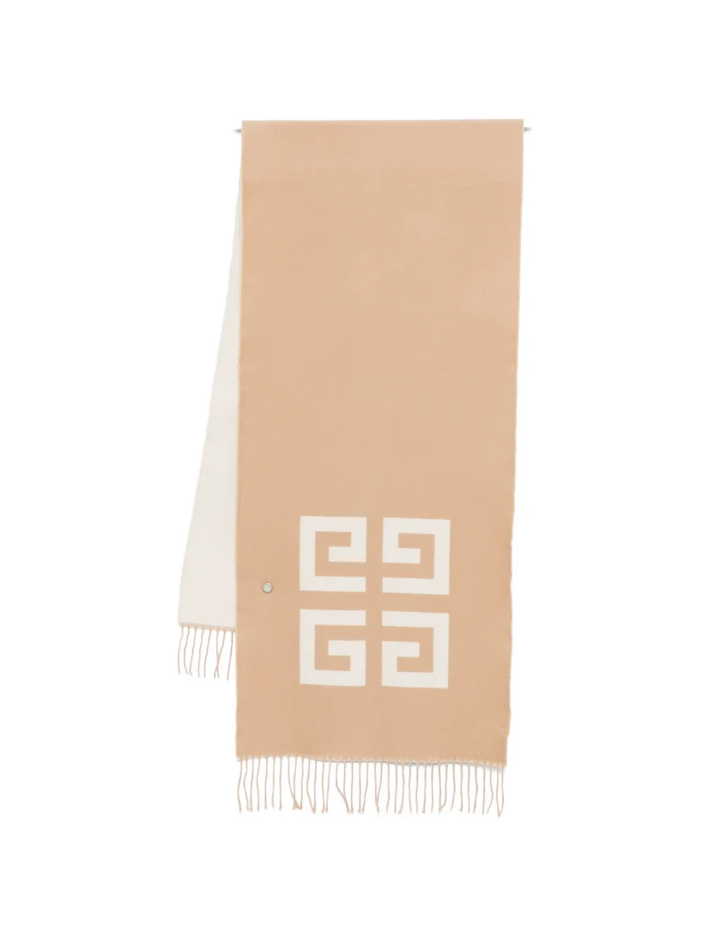 Givenchy fringed-hem scarf - Toni neutri