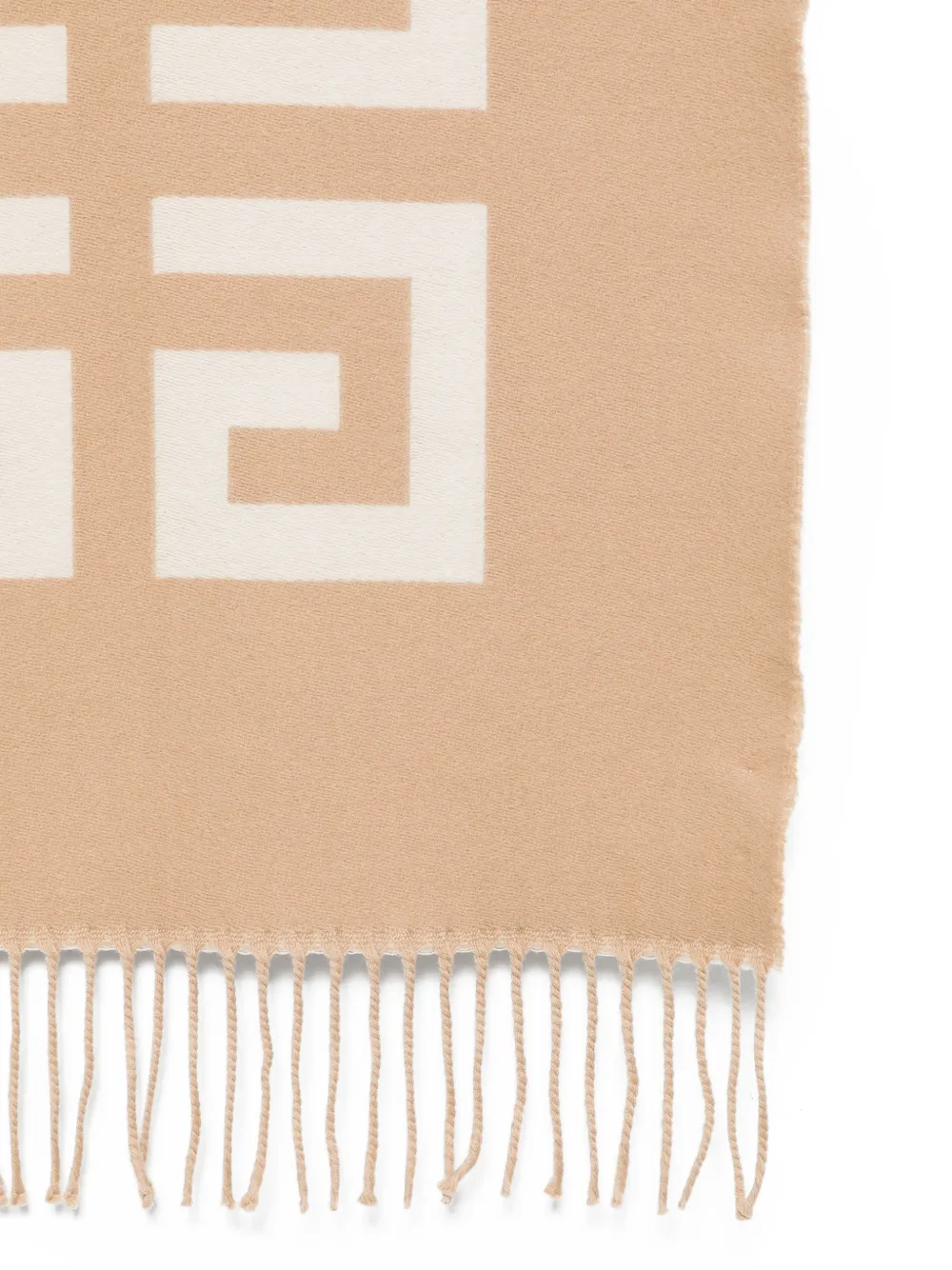  Givenchy Fringed-hem Scarf - Neutrals 