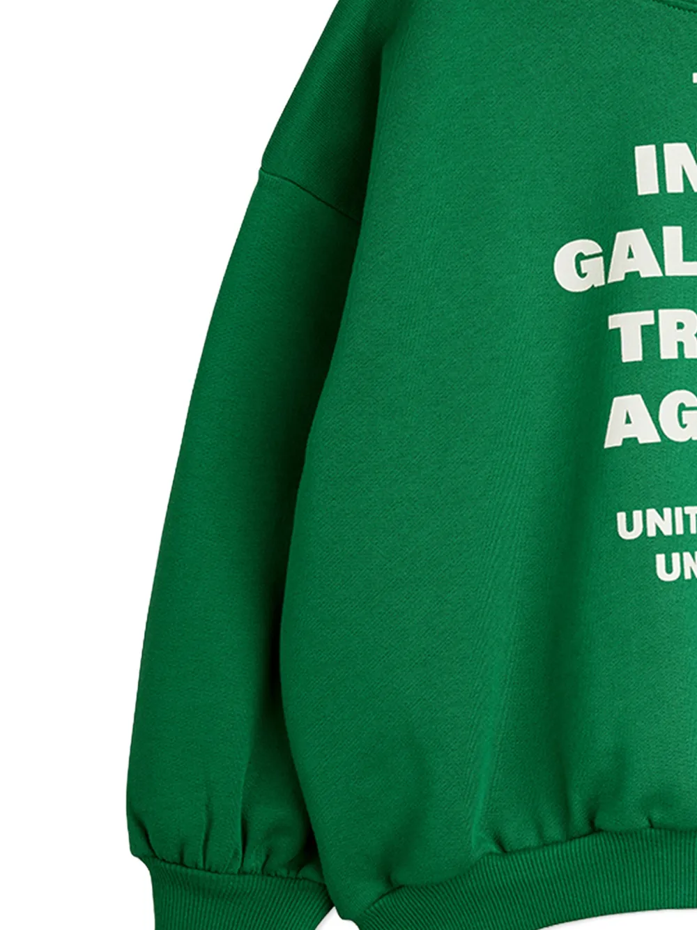  Mini Rodini Graphic-print Sweatshirt - Green 