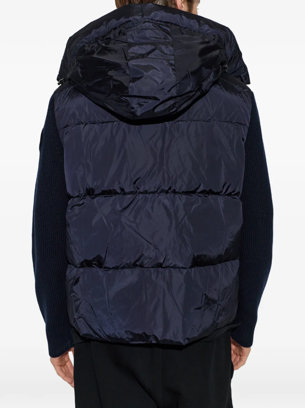Canada Goose Jack met capuchon en vlakken Blauw