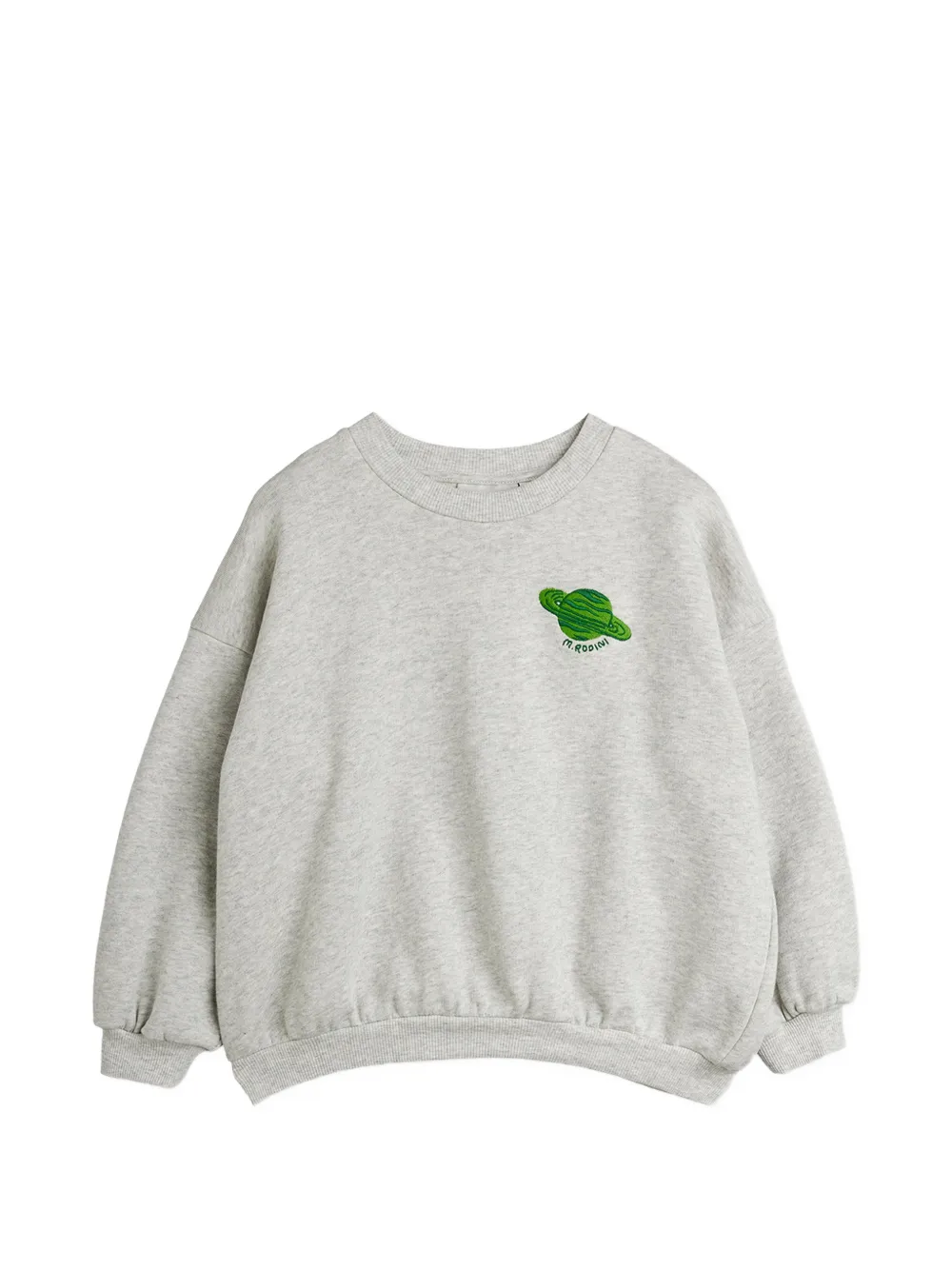 Mini Rodini planet-embroidery sweatshirt - Grigio