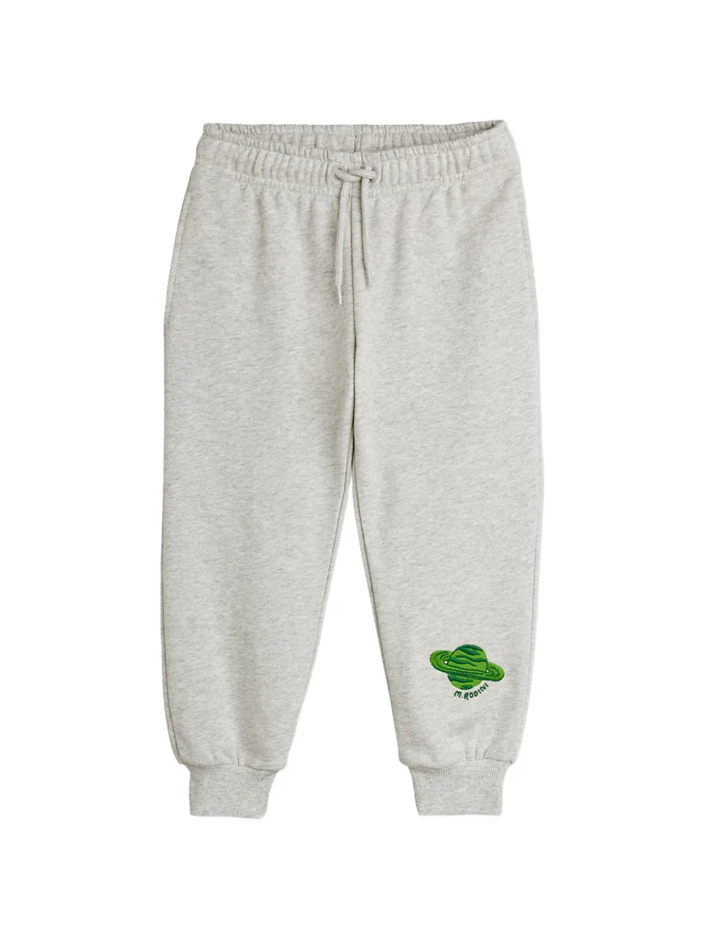 Mini Rodini planet-print drawstring-fastening track pants - Grigio