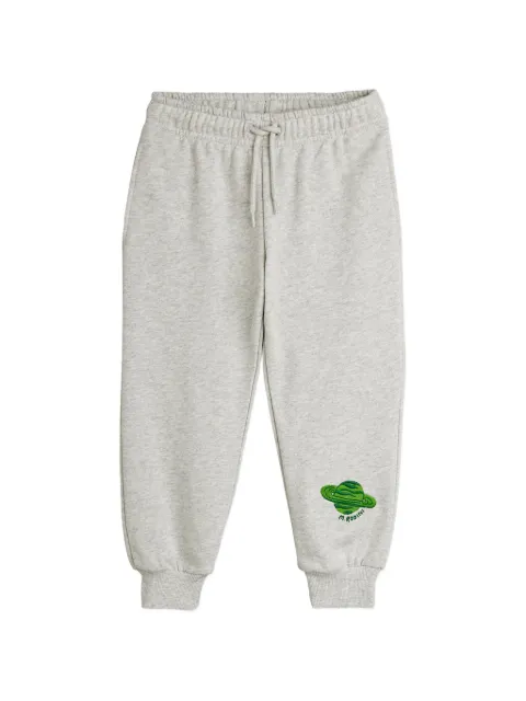 Mini Rodini planet-print drawstring-fastening track pants