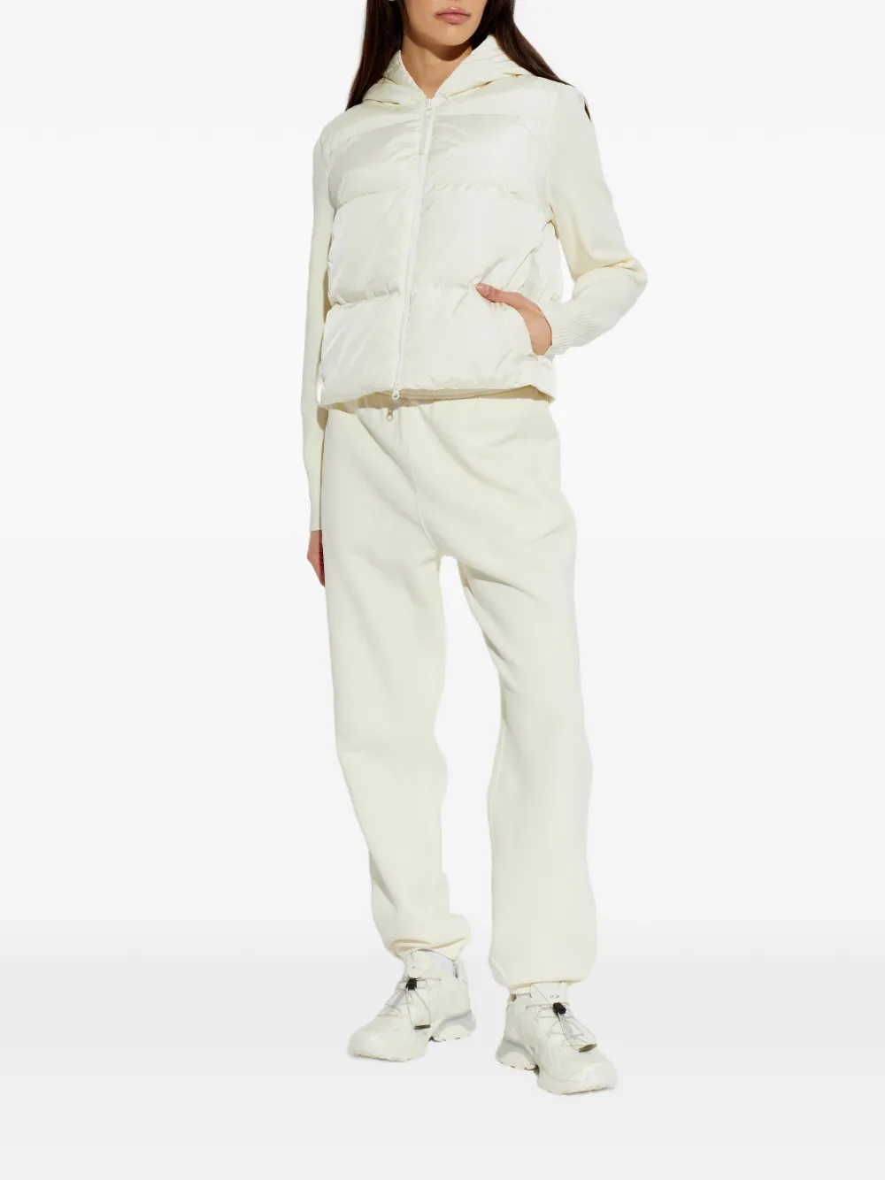  Canada Goose Hooded Puffer Jacket - Neutrals 