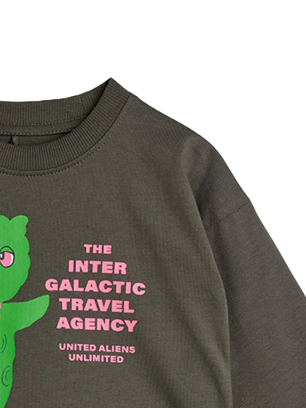 Mini Rodini Trainingspak met alien-print Grijs