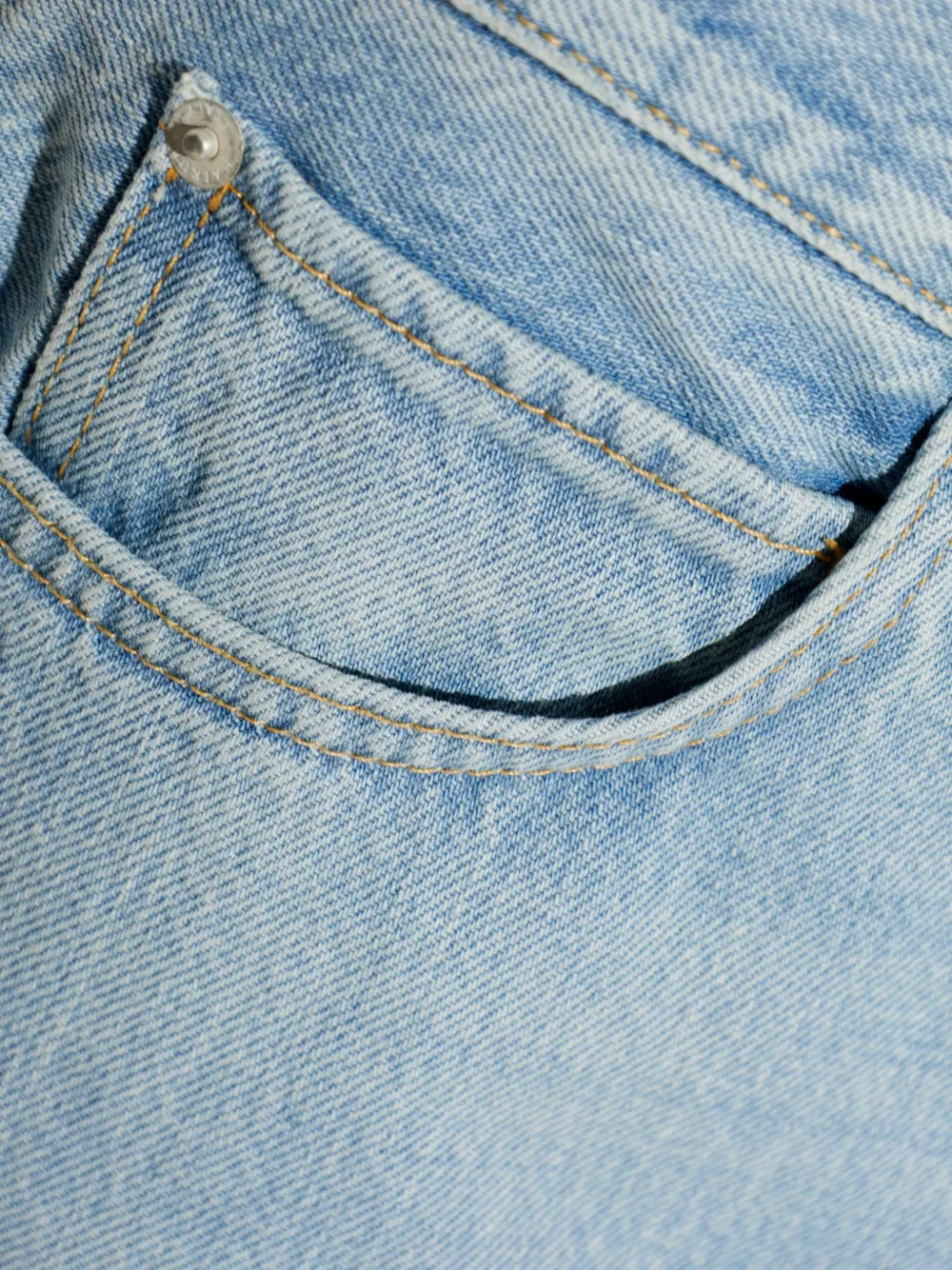 Haikure Straight jeans met vijf zakken Blauw