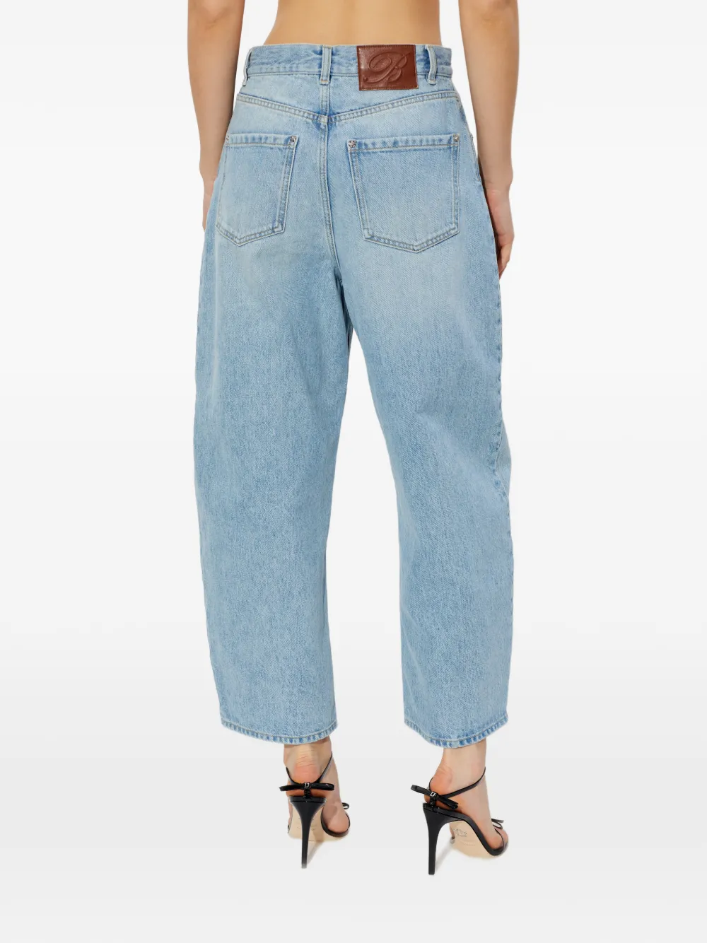 Blumarine Jeans met vijf zakken Blauw