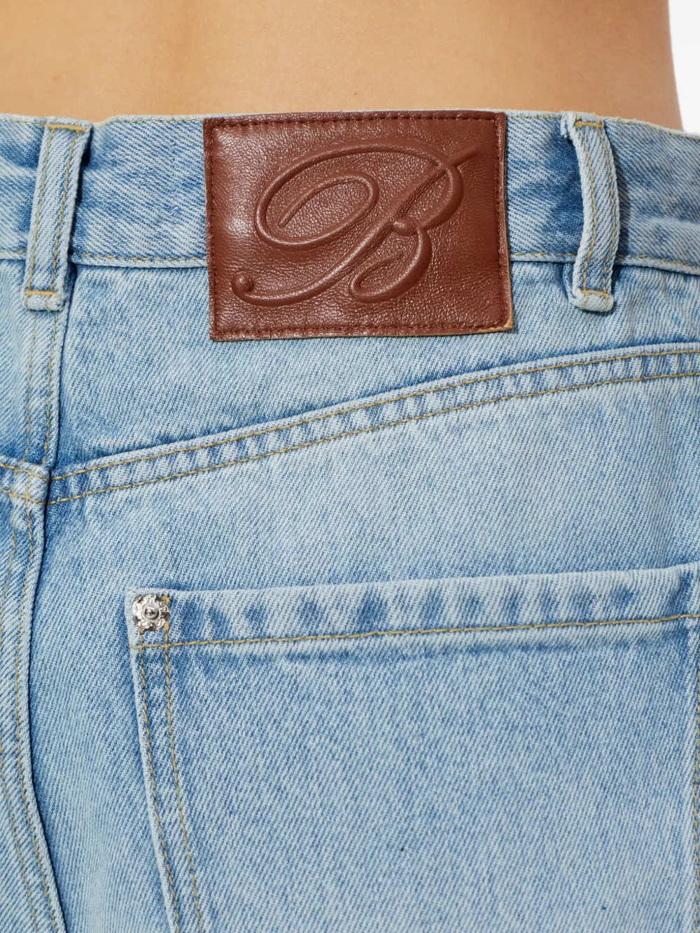 Blumarine Jeans met vijf zakken Blauw