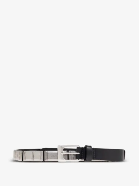 LEMAIRE rectangle-buckle leather belt