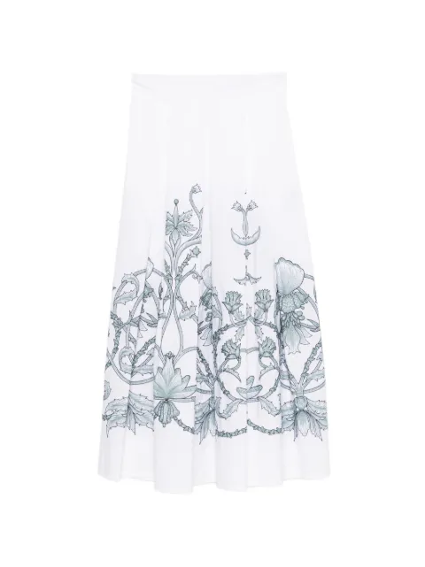 Eleventy floral print skirt