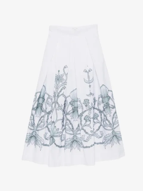 Eleventy falda con estampado floral