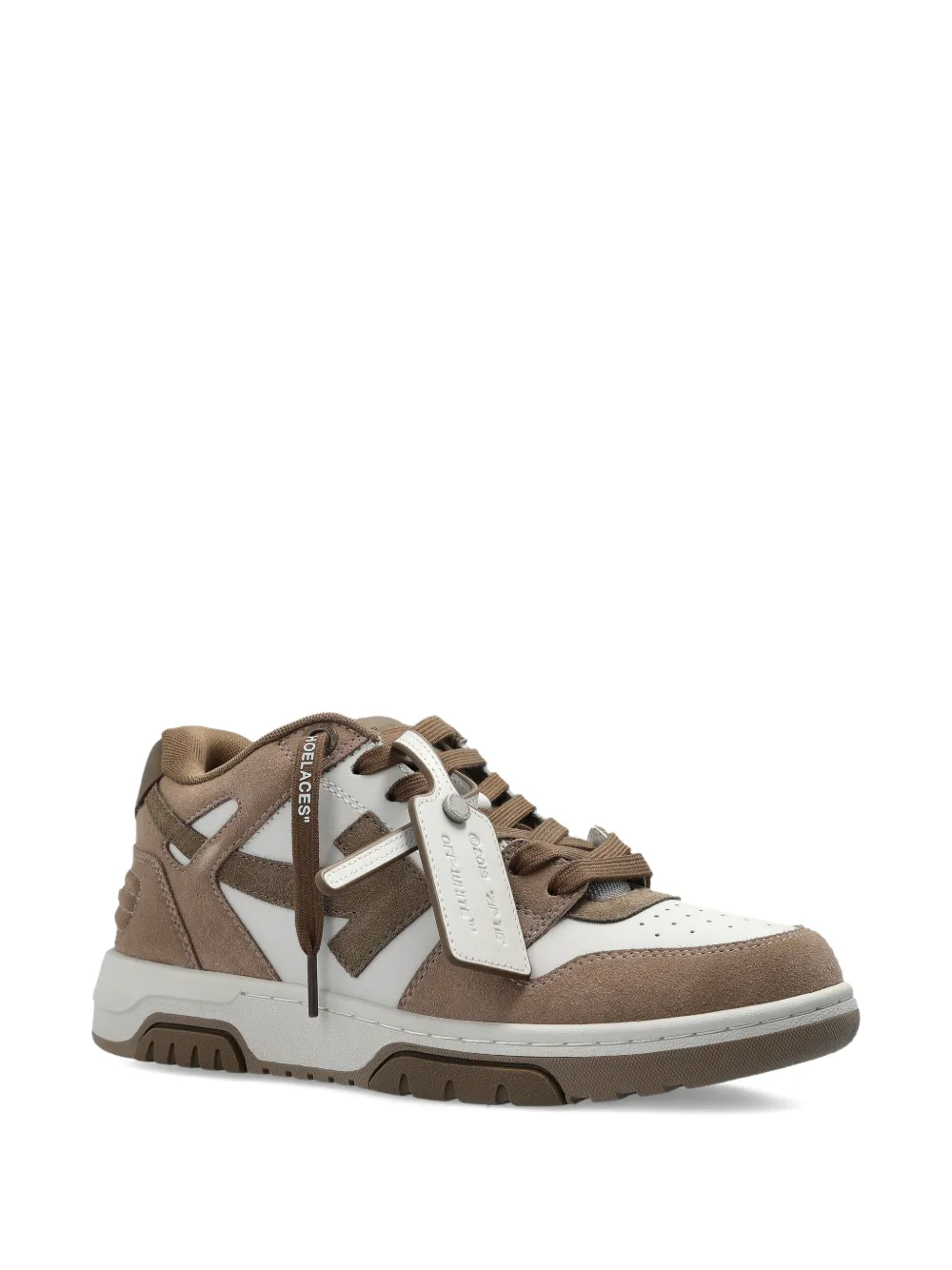Off-White Out Of Office suede arrow sneakers Bruin