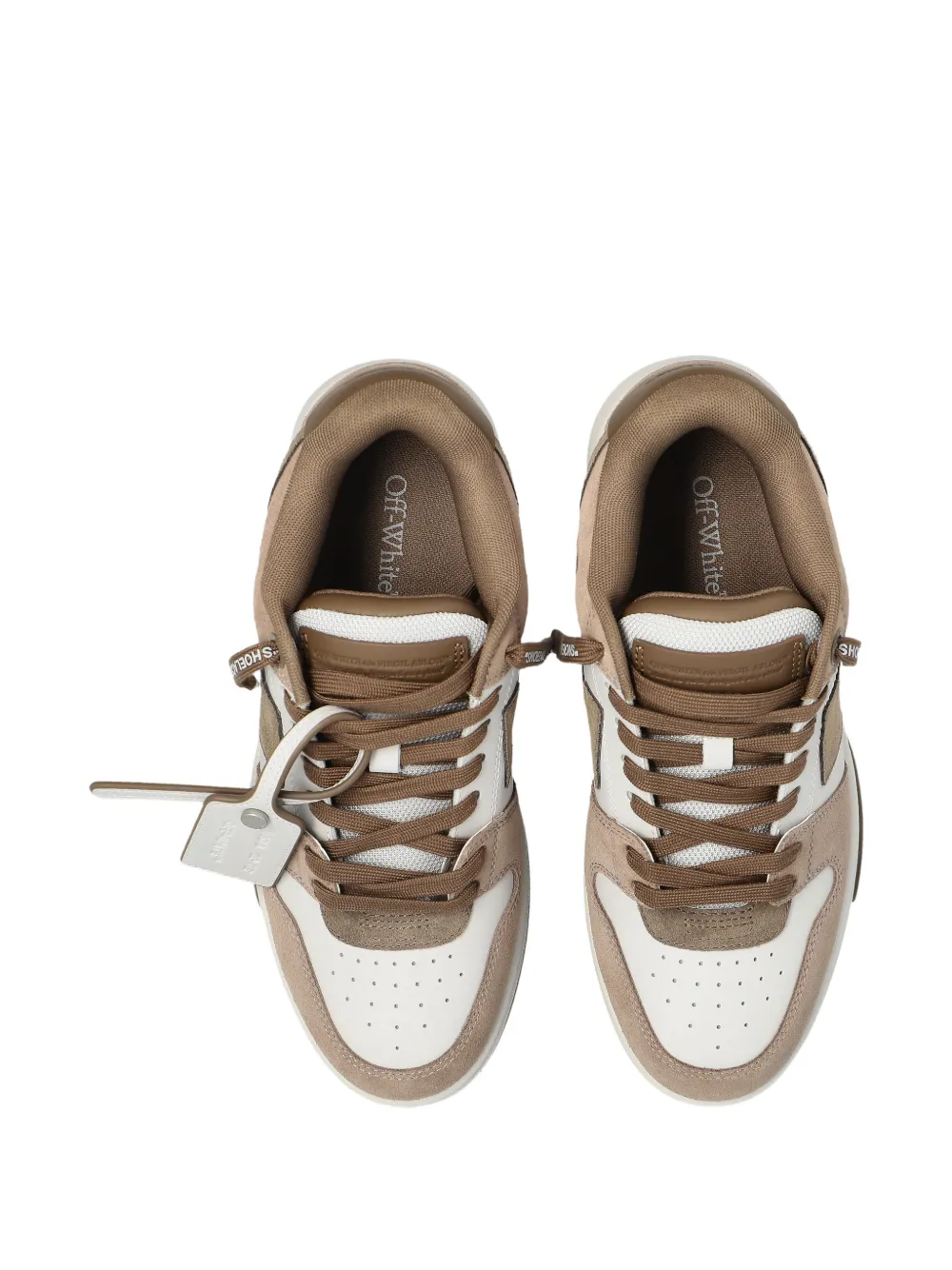Off-White Out Of Office suede arrow sneakers Bruin