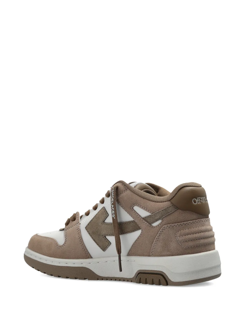 Off-White Out Of Office suede arrow sneakers Bruin