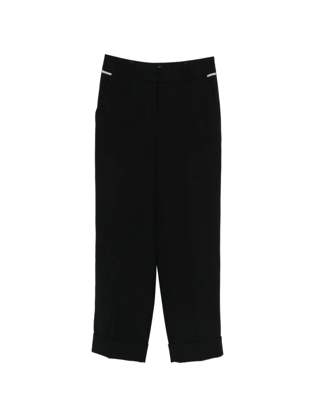 Peserico cuff trousers - Nero
