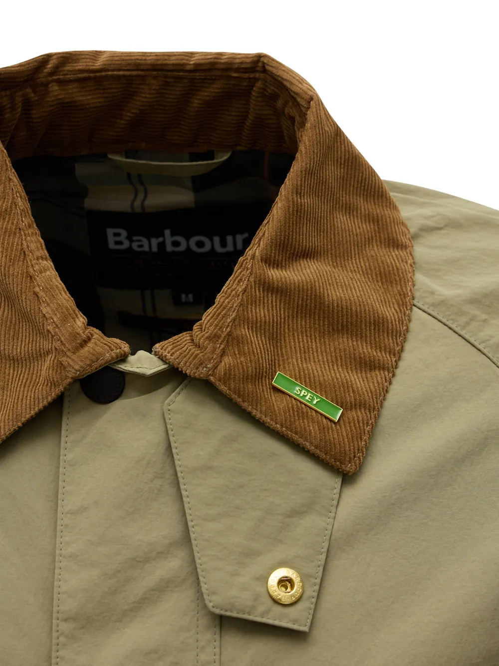  Barbour Corduroy Collar Jacket - Green 