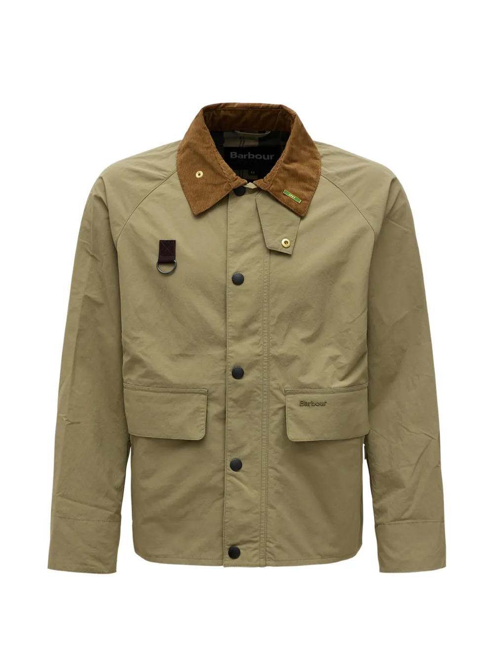 Barbour corduroy collar jacket - Verde