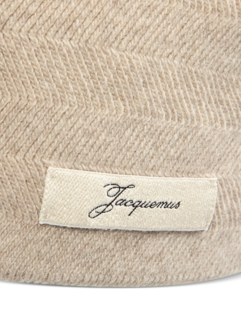 Jacquemus Muts met logo Beige
