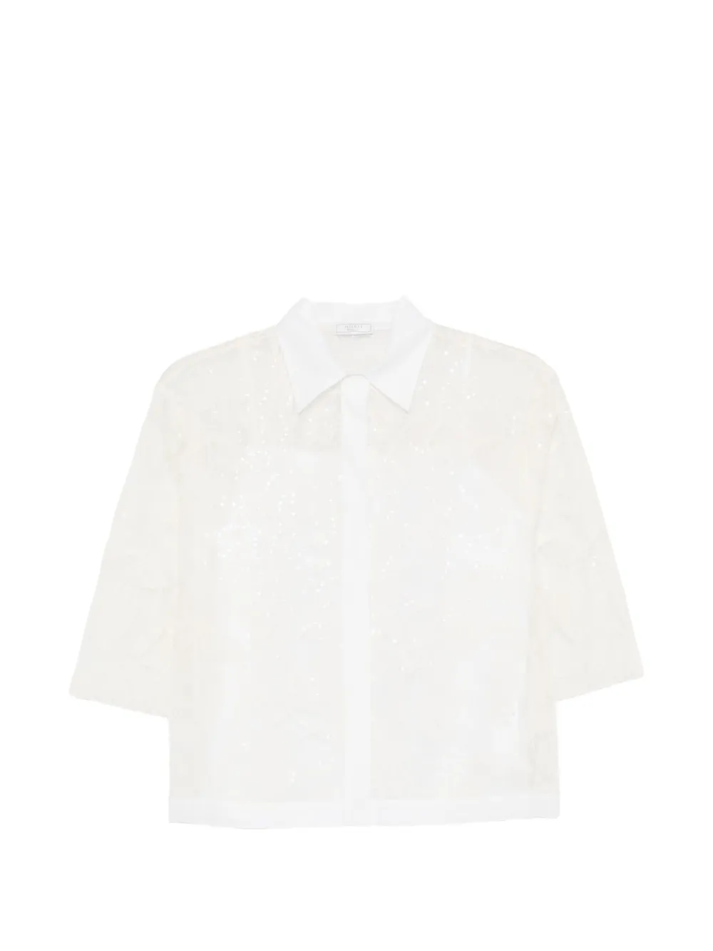 Peserico sequin button-up shirt - Bianco