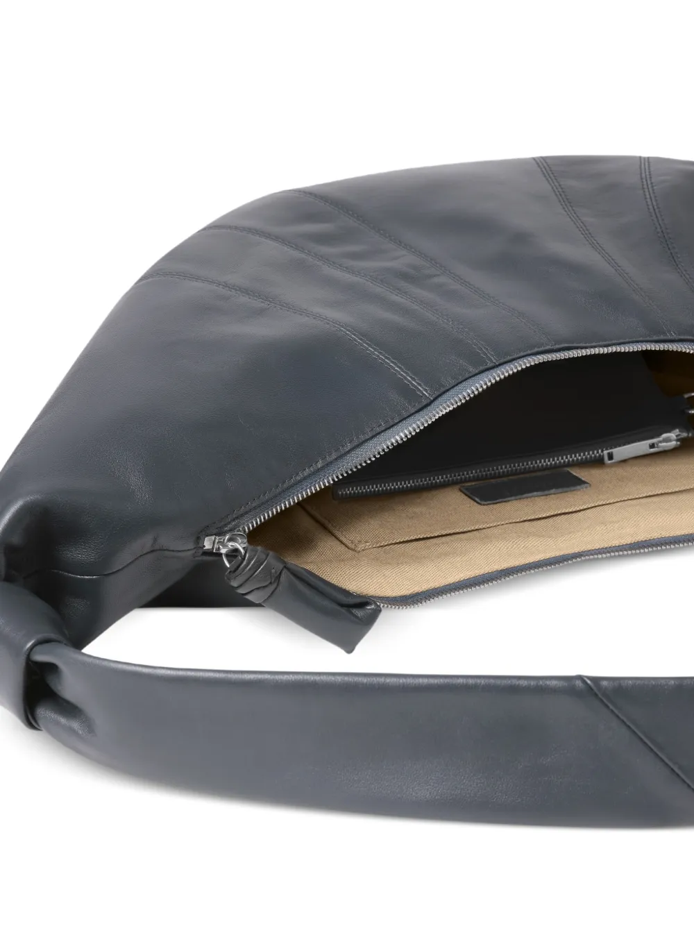  Lemaire Large Croissant Clutch Bag - Blue 