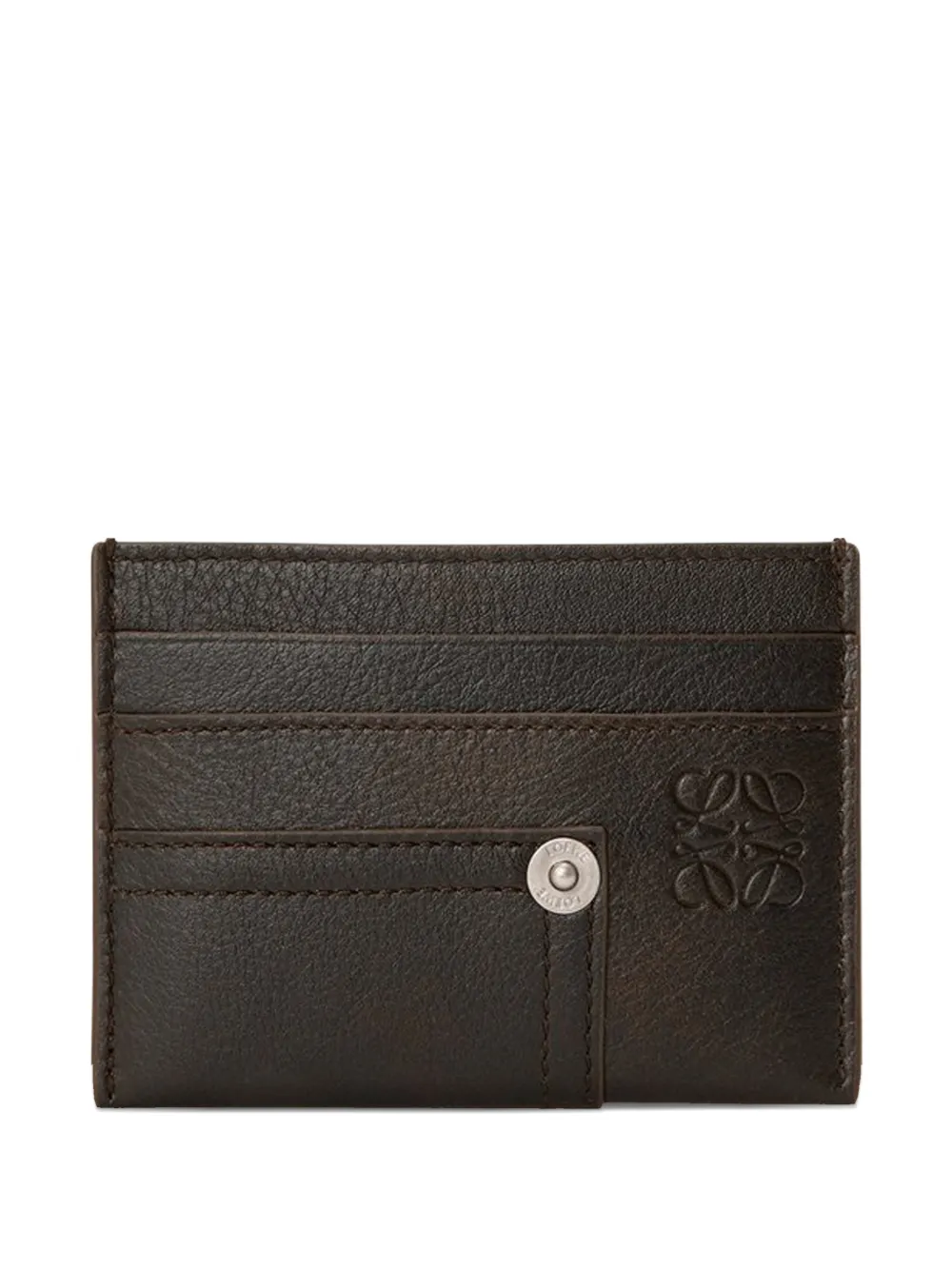 LOEWE leather cardholder - Marrone