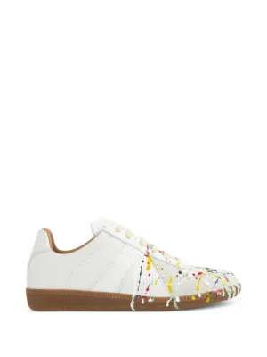 Maison Margiela Project 0 Club C graphic-print Sneakers | Red