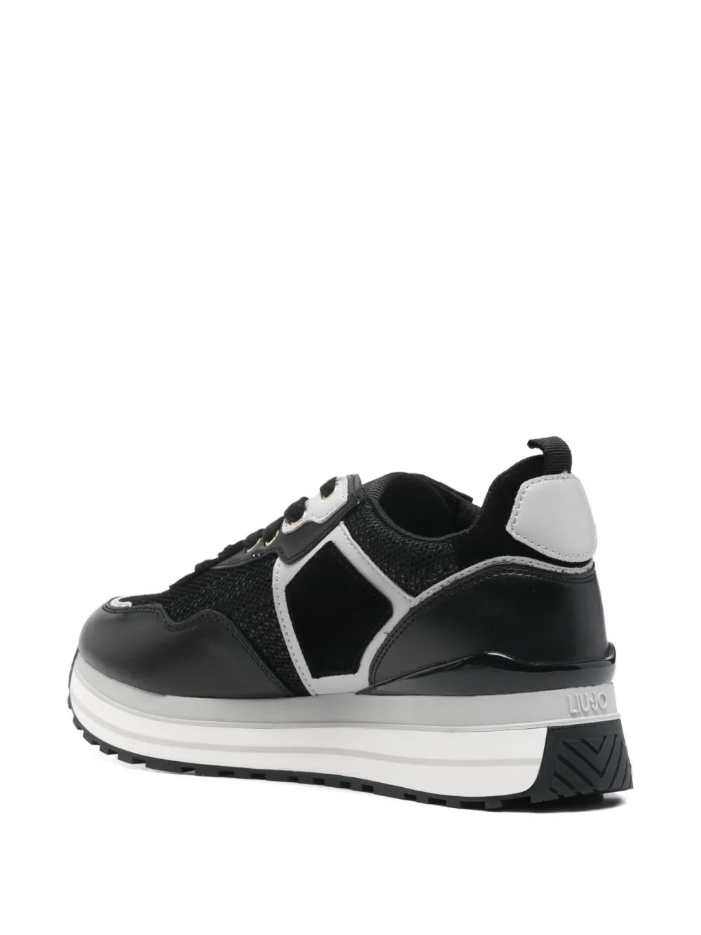 LIU JO Maxi Wonder logo sneakers Zwart
